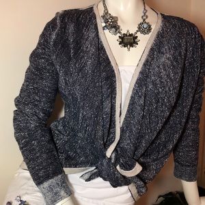 Chico’s Shimmer Sweater Covering/Jacket Sz 0 = 4/6